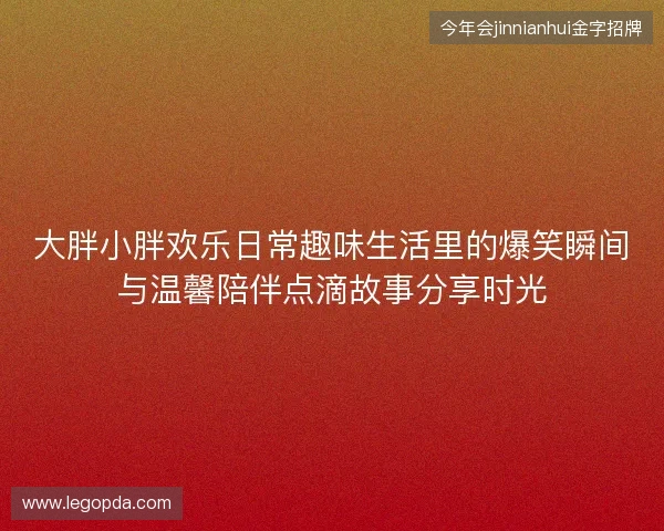 大胖小胖欢乐日常趣味生活里的爆笑瞬间与温馨陪伴点滴故事分享时光 大胖小胖欢乐日常趣味生活里的爆笑瞬间与温馨陪伴点滴故事分享时光